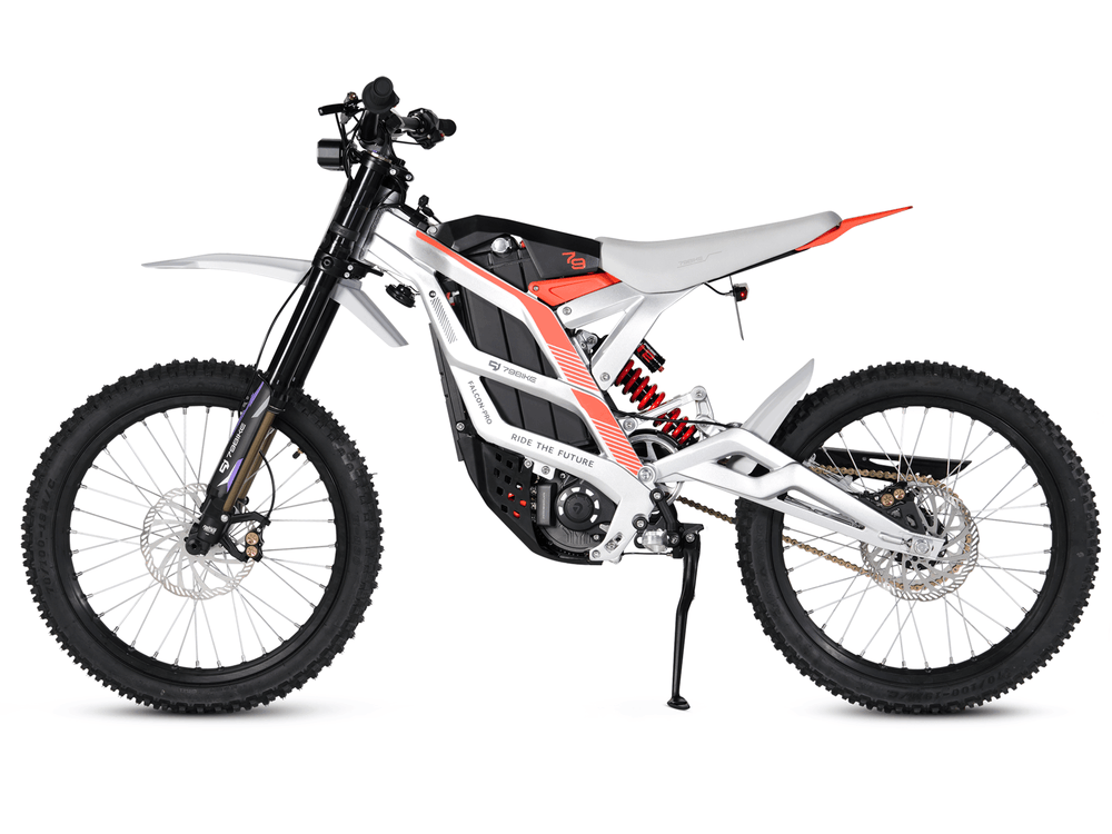 All-Terrain Electric Dirt bike |79BIKE-Falcon Pro Electric Dirt Bike(Silver + Red)