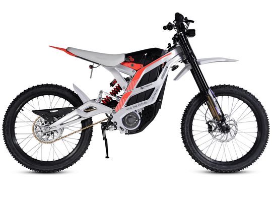 All-Terrain Electric Dirt bike |79BIKE-Falcon Pro Electric Dirt Bike(Silver + Red)