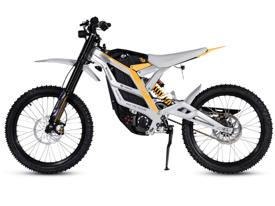 All-Terrain Electric Dirt bike |79BIKE-Falcon Pro Electric Dirt Bike(Silver + Yellow)